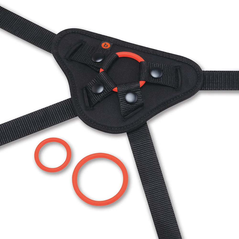 B-Vibe Beginners 穿戴式绑带套装（含 5-Inch 硅胶假阳具）