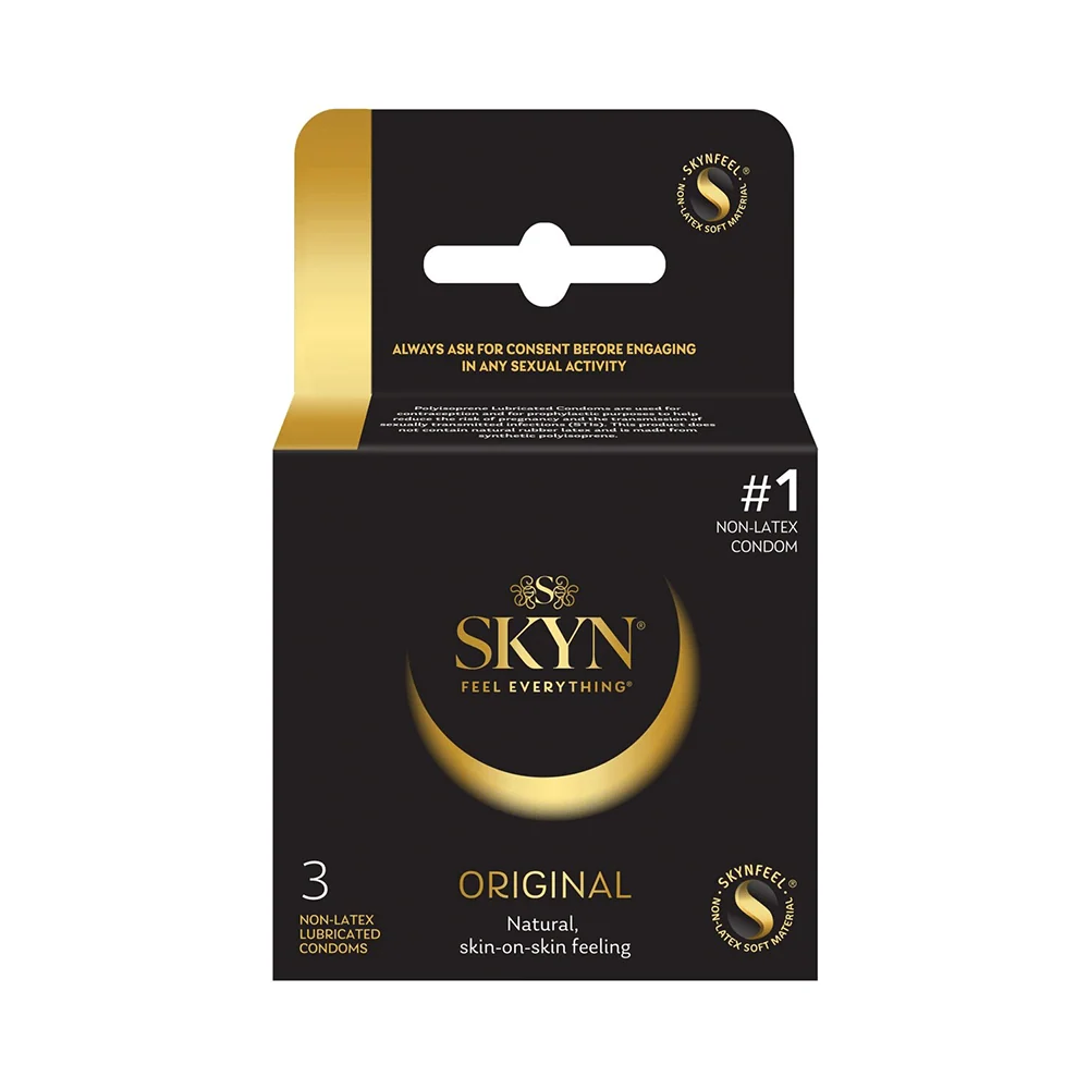 Lifestyles Skyn 非乳胶避孕套，3只装