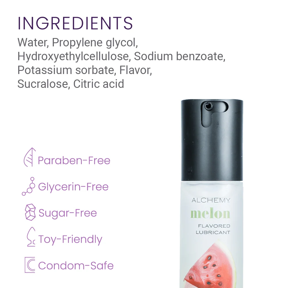 Alchemy Indulge Flavored Lubricant With Sugar-Free Water-Based Glide