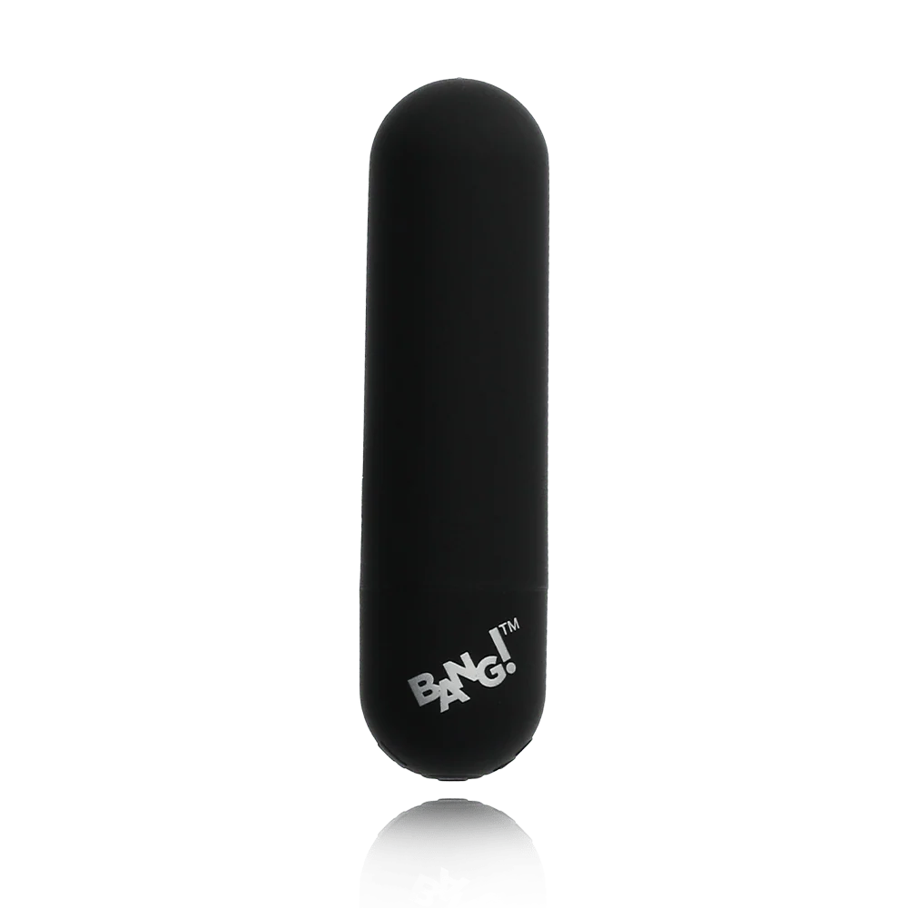 Bang! Rechargeable Bullet Vibrator with 4 Glow-in-the-Dark Attachments