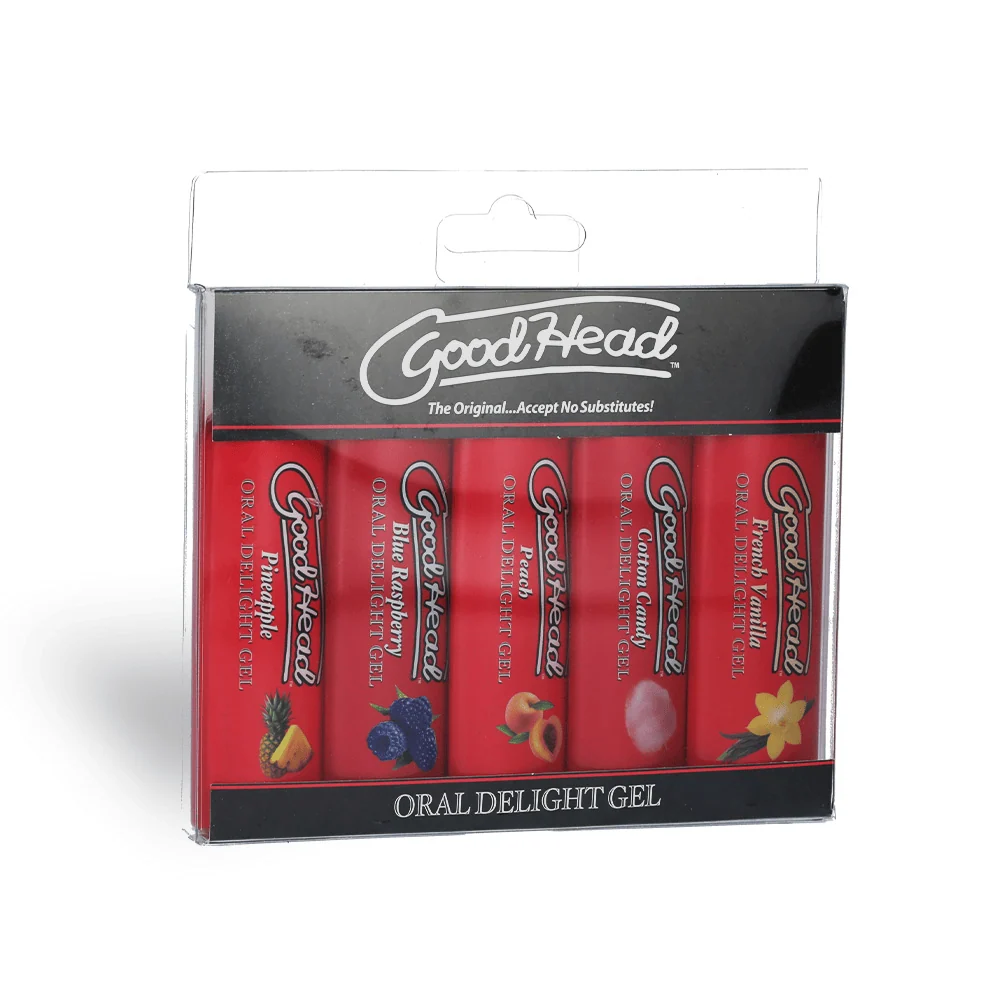 GoodHead Oral Delight Gel 5-Pack Cupcake Flavor Selection