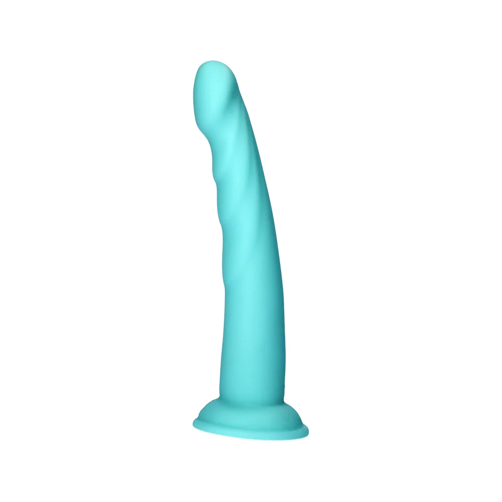 Dillio Platinum Slim Seven Silicone Dildo with Suction Cup