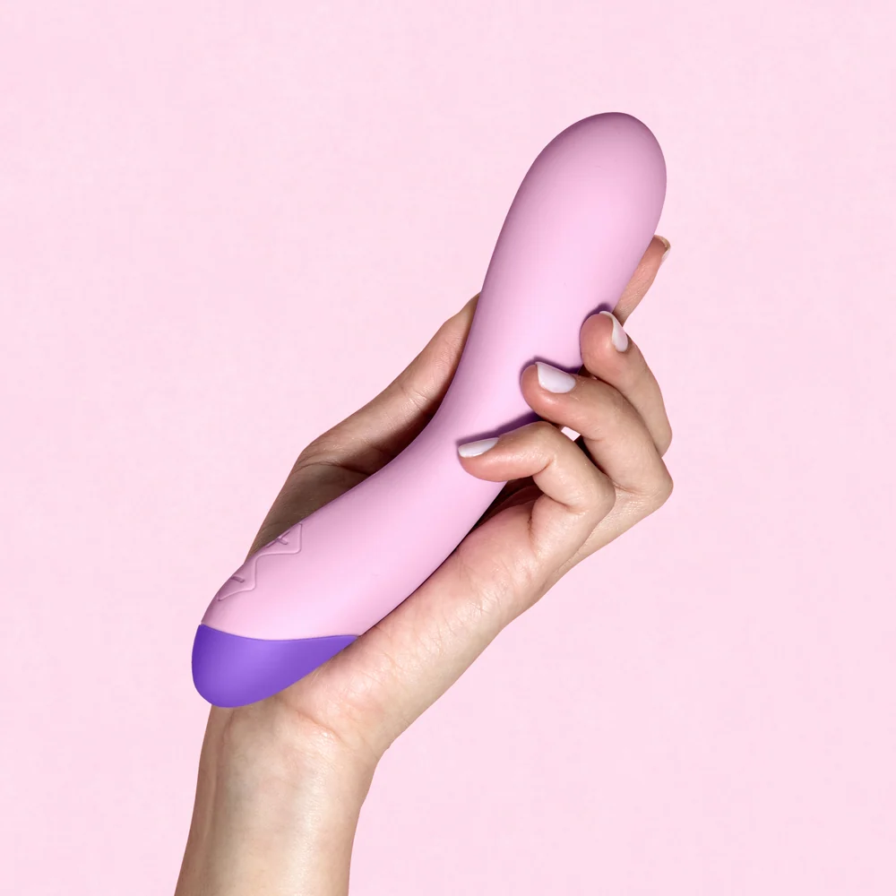 Wellness G Curve Purple Vibrator with 10 Functions and Flexible Body