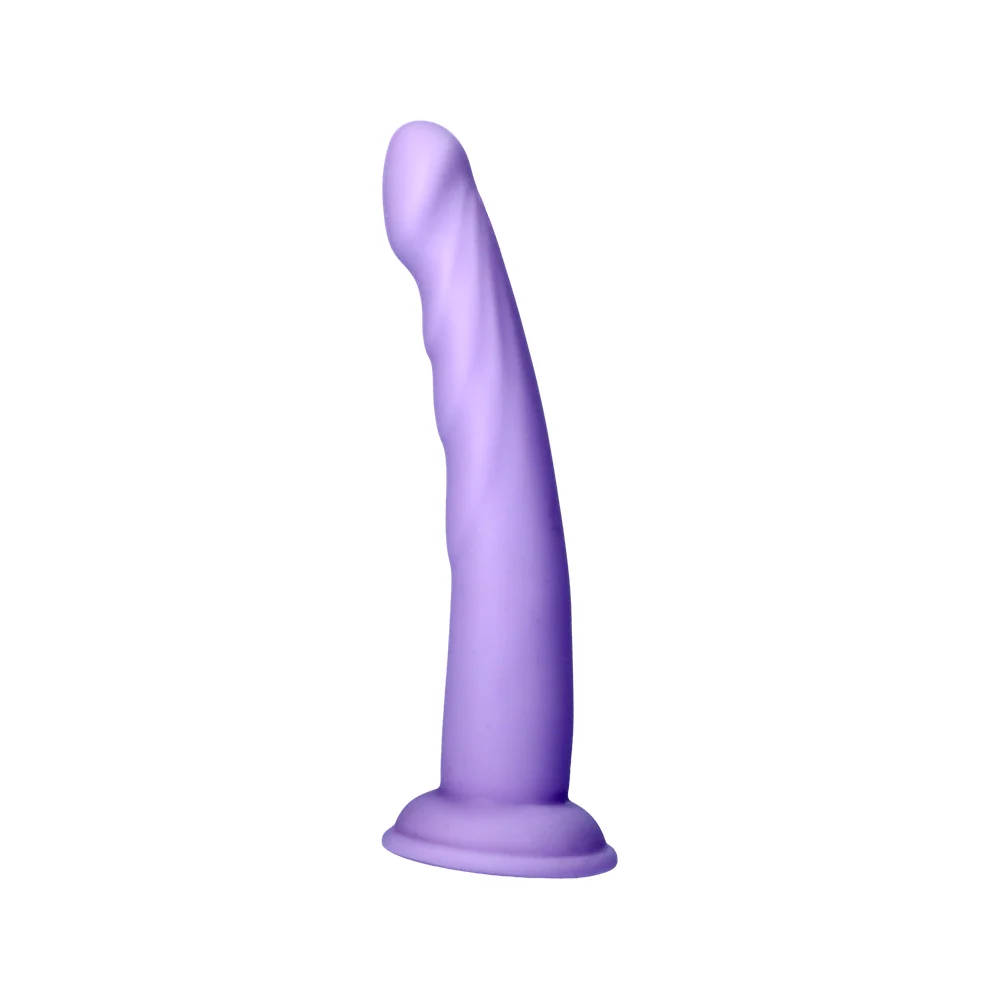 Dillio Platinum Slim Seven Silicone Dildo with Suction Cup