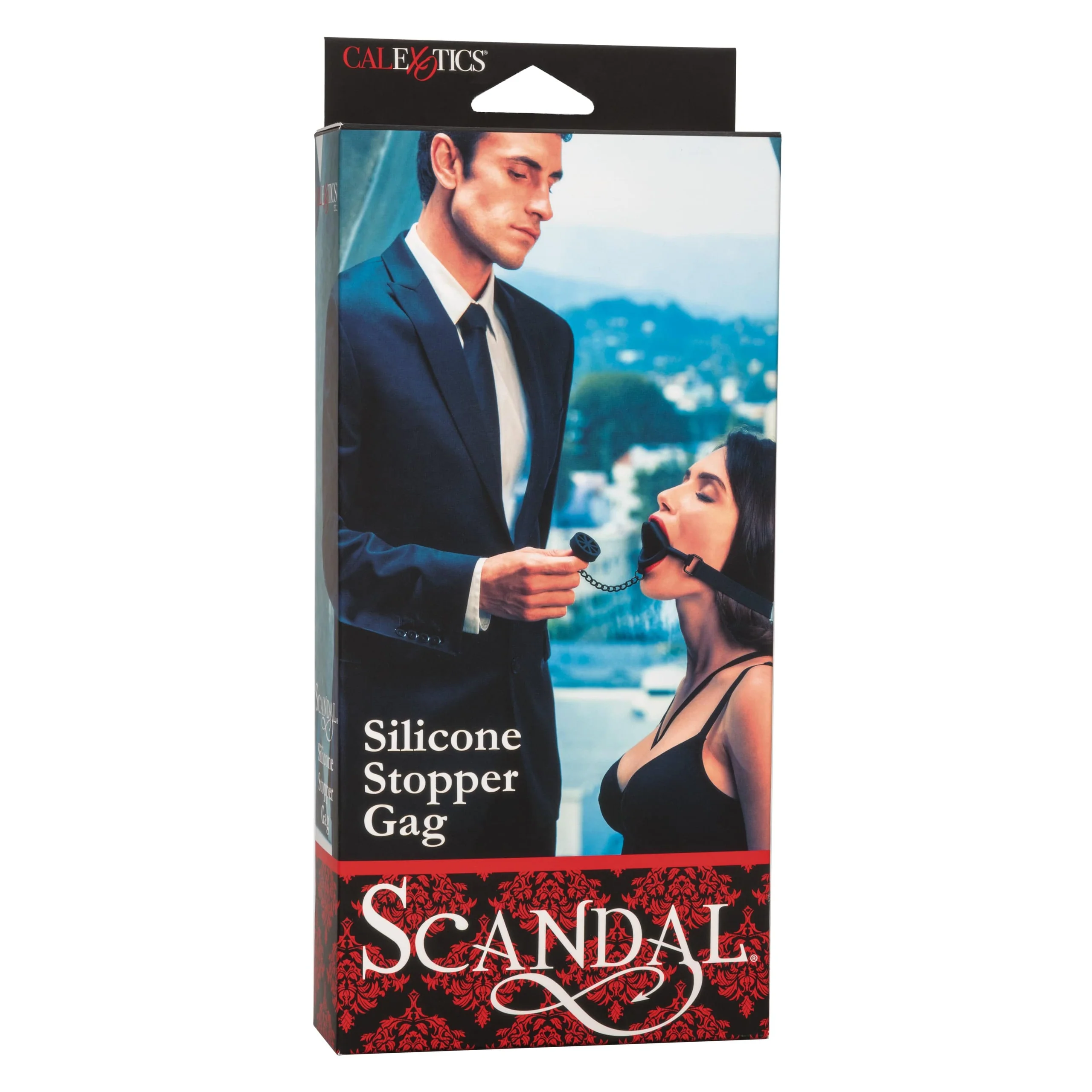 Scandal® Silicone Stopper Gag for Bondage Role Play