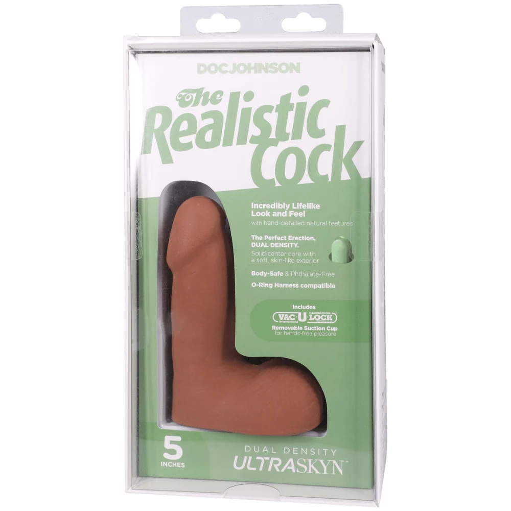 The Realistic Cock 5" Ultraskyn Dildo with Balls