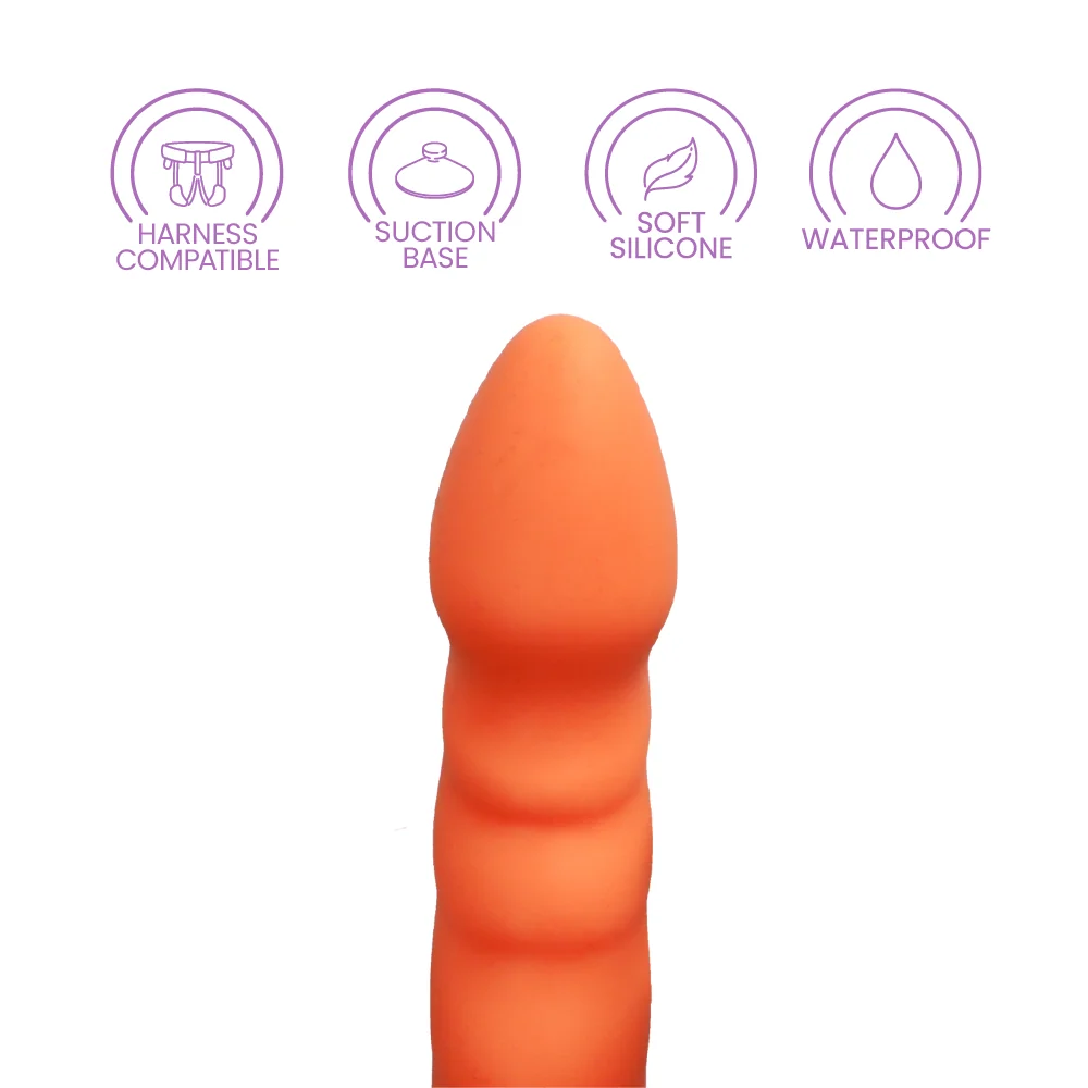 Dillio Platinum Super Eight Platinum-Cured Silicone Dildo