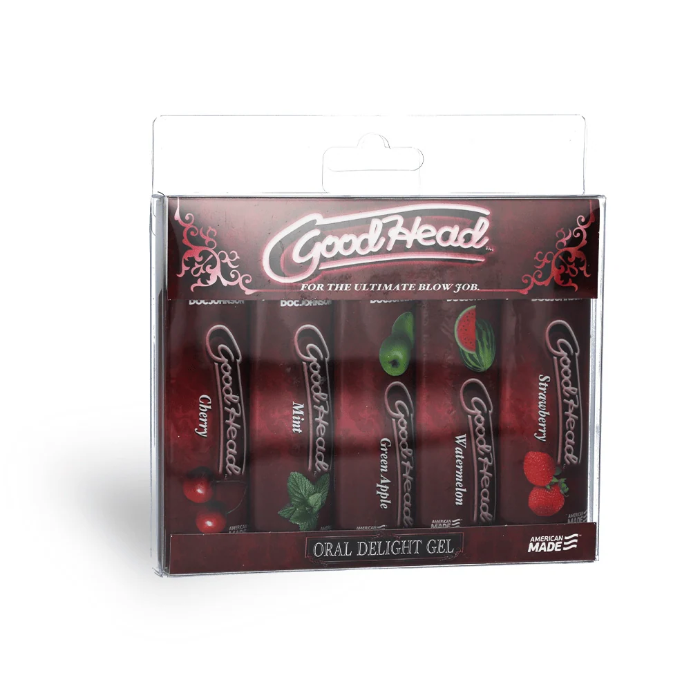 GoodHead Oral Delight Gel 5-Pack Cupcake Flavor Selection