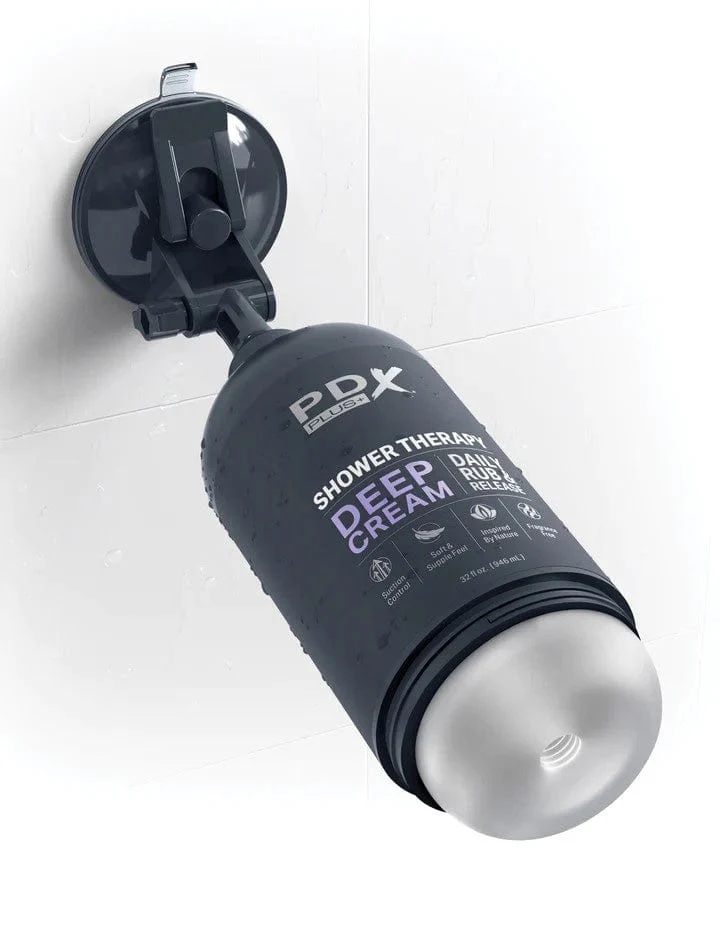 PDX Shower Therapy Deep Cream Stroker Discreet Shampoo Bottle Design
