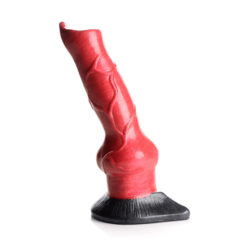 Creature Cocks Hell-Hound Canine Silicone Dildo with Suction Base