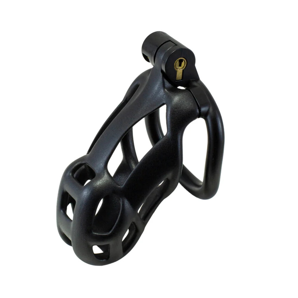 Kink Chastity Series Original Black Locking Cock Cage