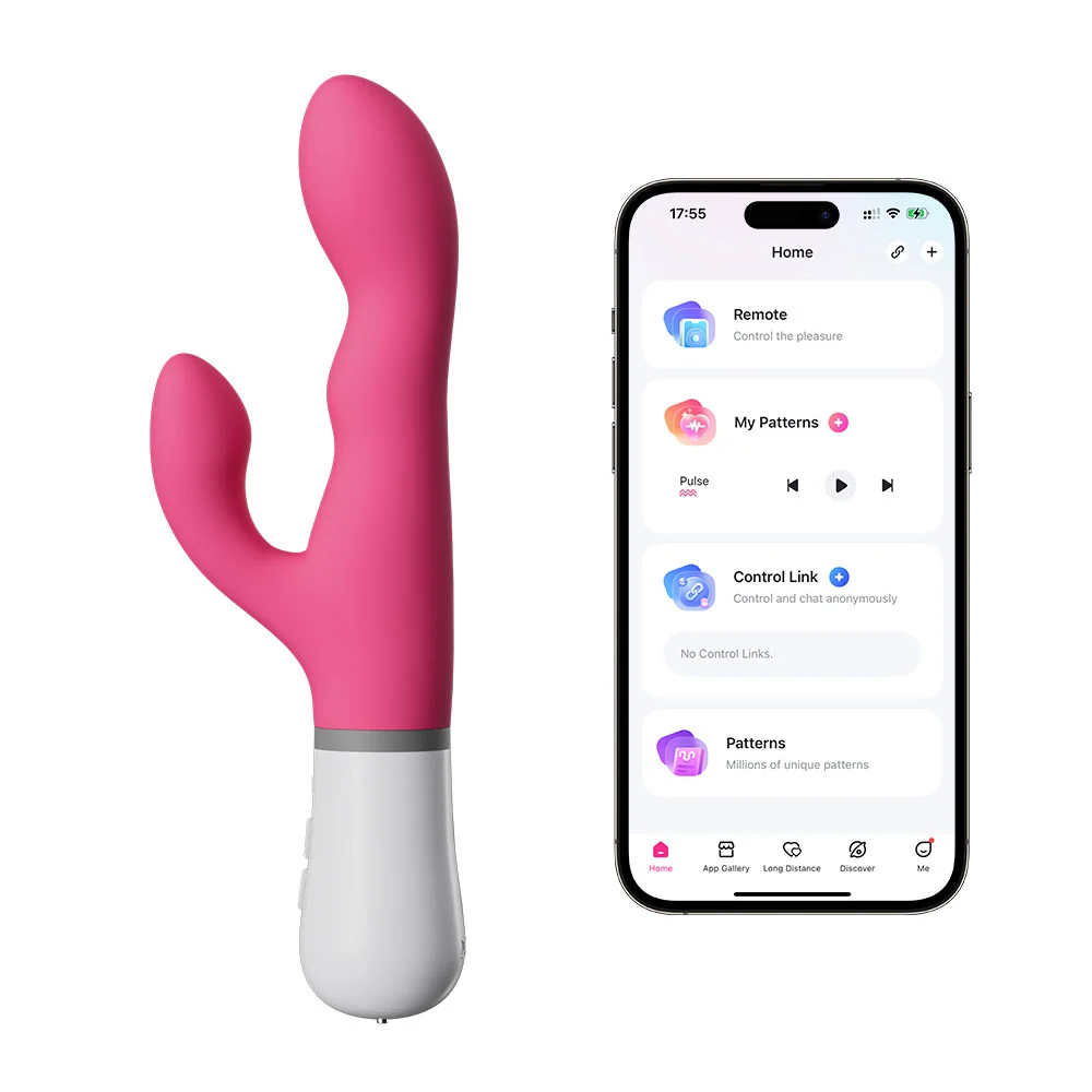 Lovense Nora App-Connected Rabbit Vibrator with Rotating Tip