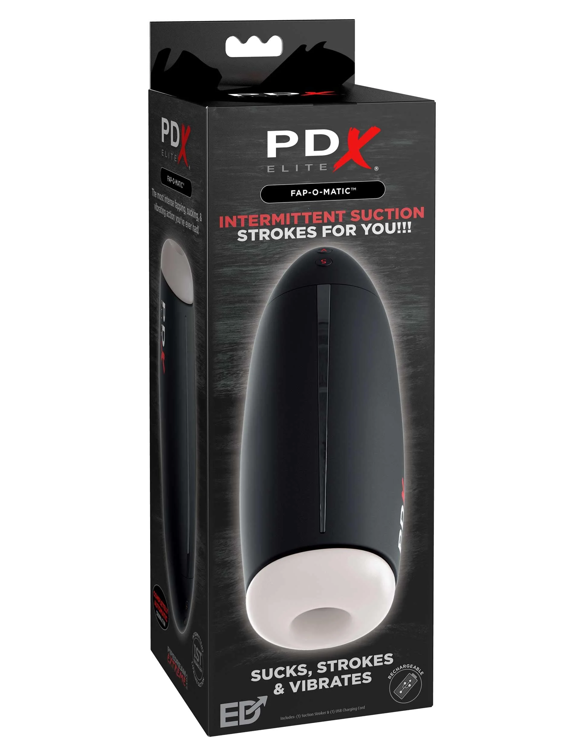 PDX Elite Fap-O-Matic Hands-Free Automatic Stroker With Suction
