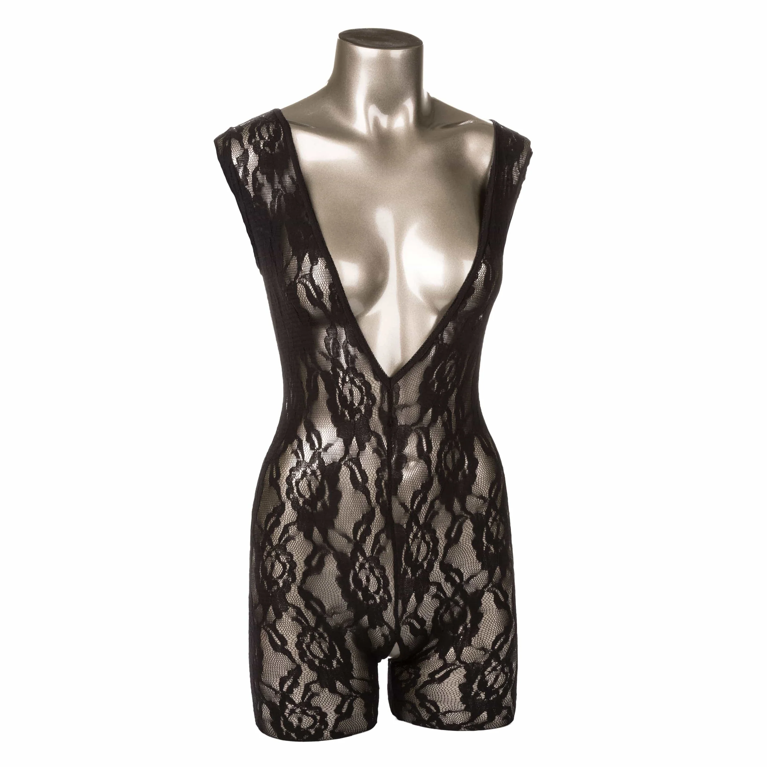 Scandal® Lace Body Suit Stretchy Crotchless Full-Body Lingerie