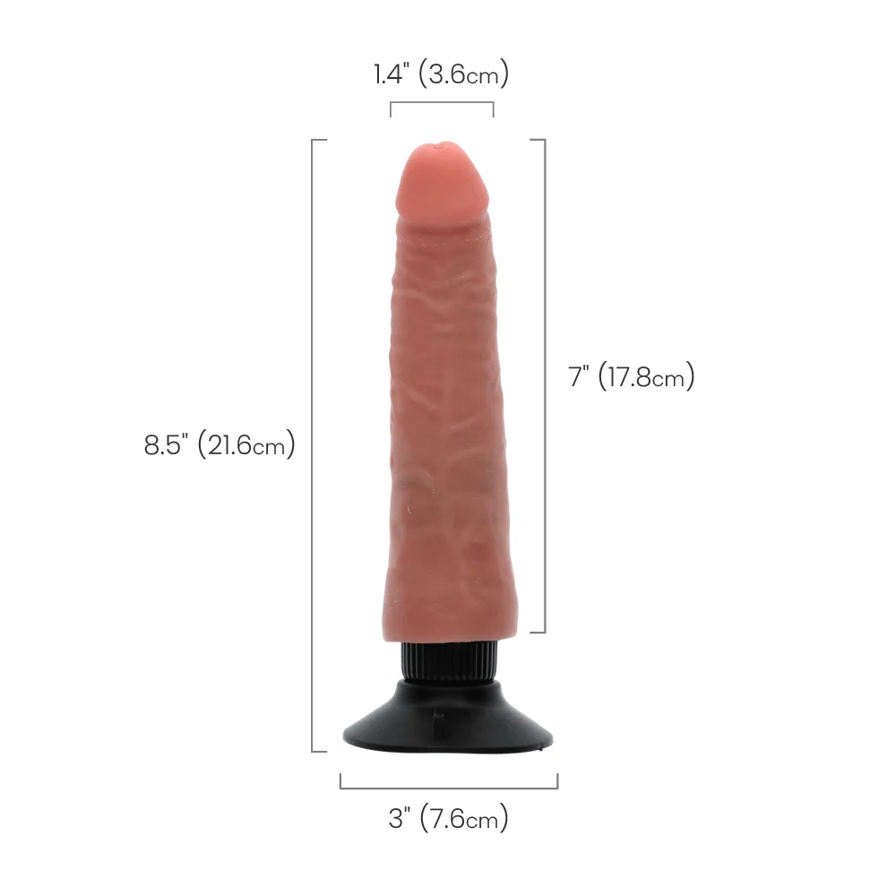 King Cock Vibrating Dildo Posable Waterproof Suction Cup