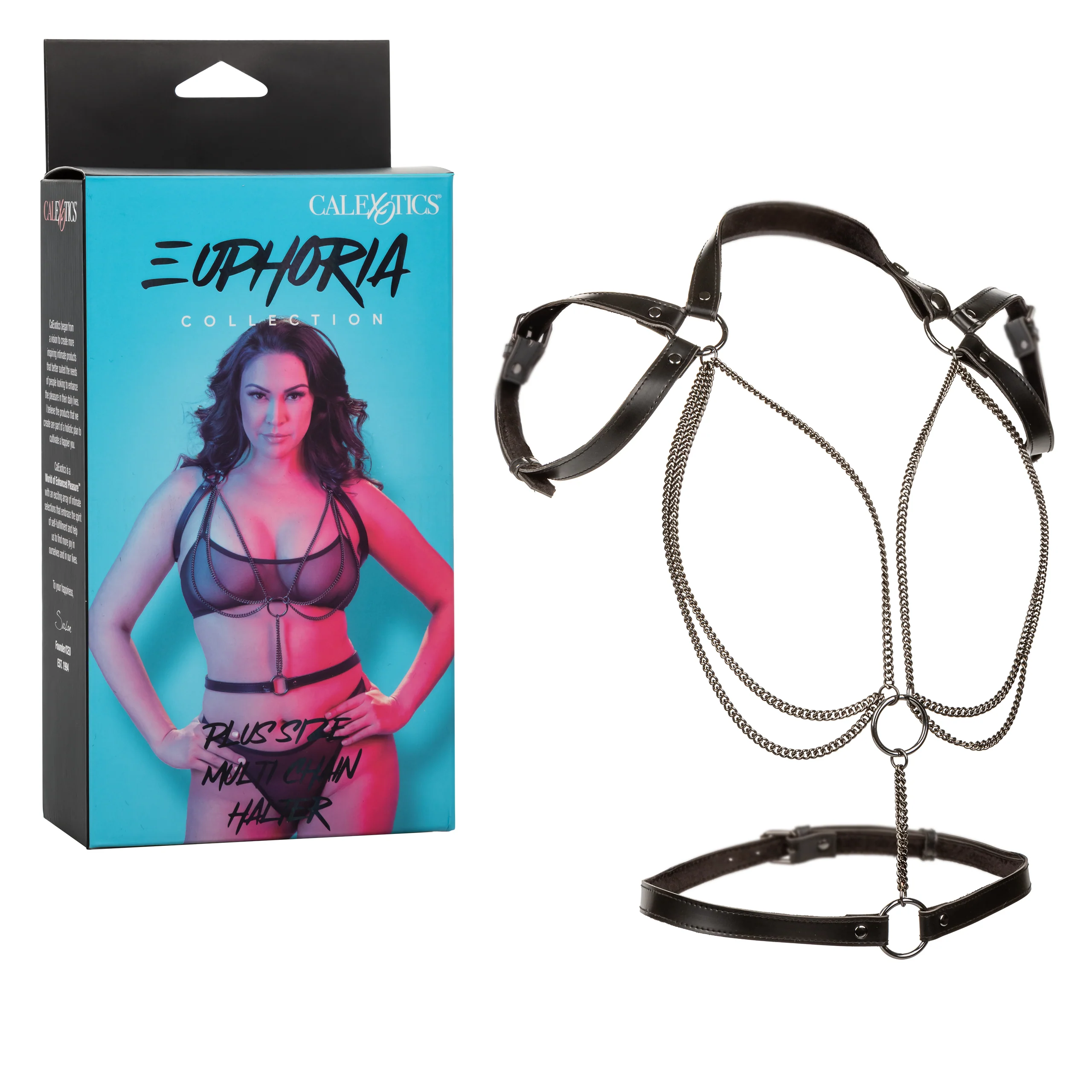 Euphoria Collection Plus Size Multi Chain Halter Harness