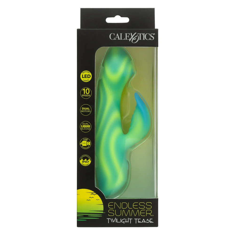 CalExotics Endless Summer Twilight Tease LED Light Rabbit Vibrator