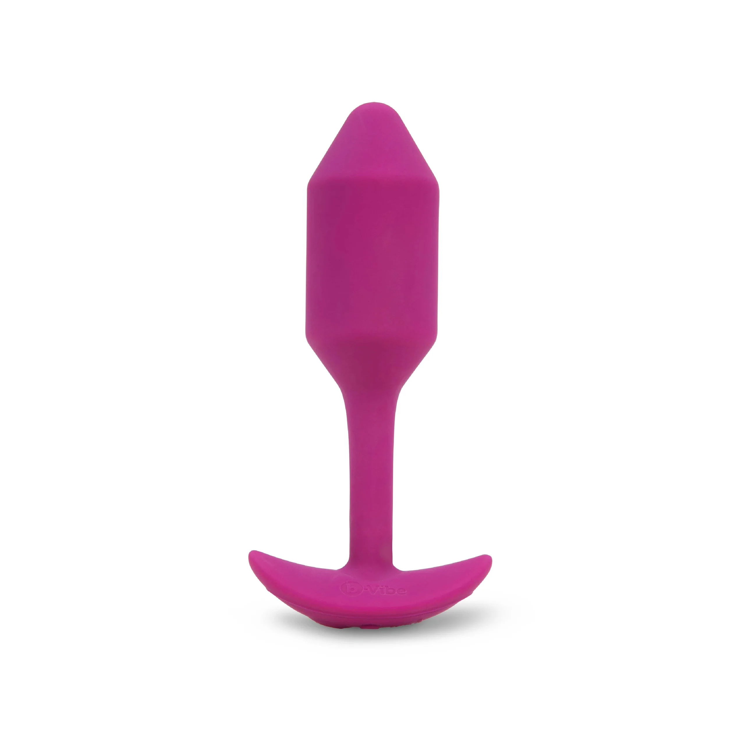 B-Vibe Vibrating Snug Plug 2 in Rose Silicone Body-Safe Anal Plug