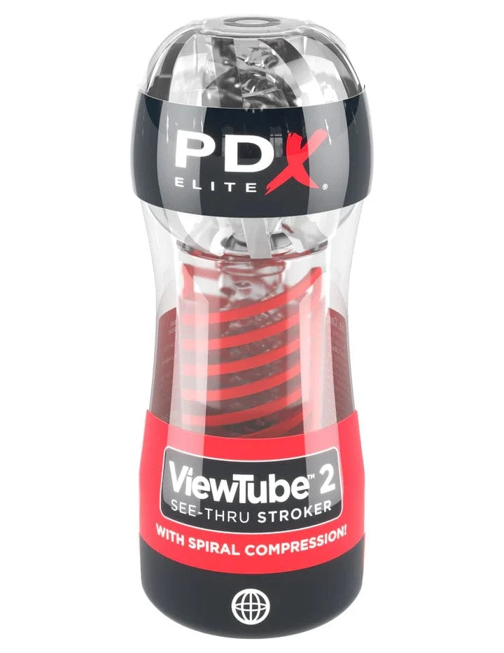 PDX Elite ViewTube 2 See-Thru Stroker for Visual Stimulation