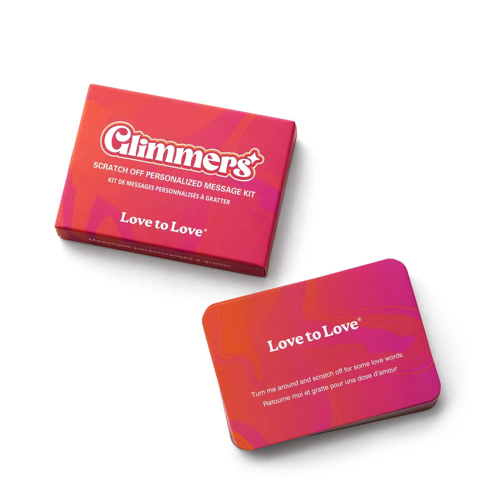 Glimmers Personalized Scratch-Off Message Game for Cards and Notes