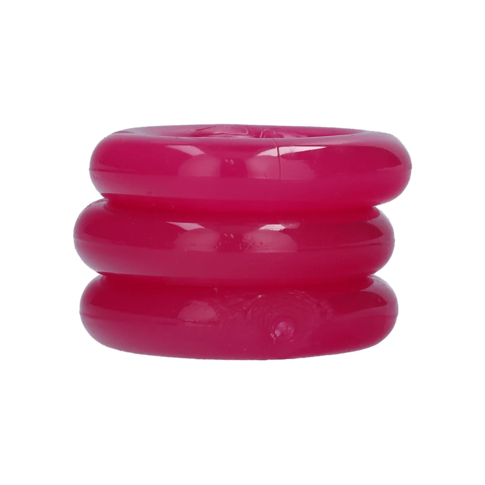 Oxballs Willy Rings Hot Pink Super Stretch Cockrings 3-Pack