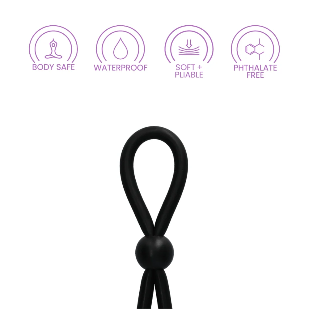 Dr. Joel Kaplan Erection Enhancing Lasso Adjustable Latex Cock Ring