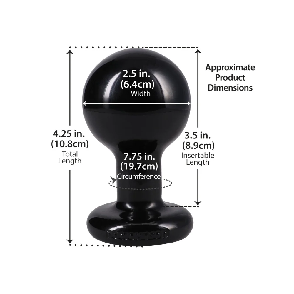 The Classic Round Butt Plug in Spherical Head Design