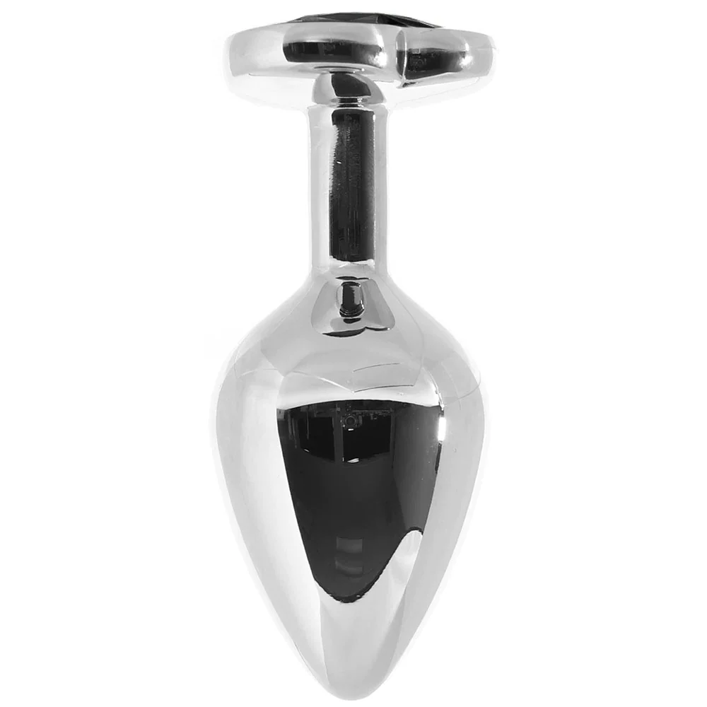 Booty Sparks Heart Gem Anal Plug in Lightweight Aluminum