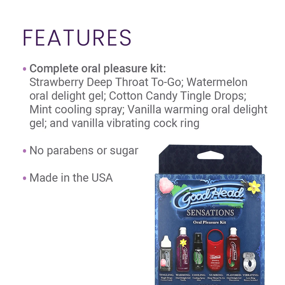 Good Head Kit Sensations Oral Enhancer Pack for Couples