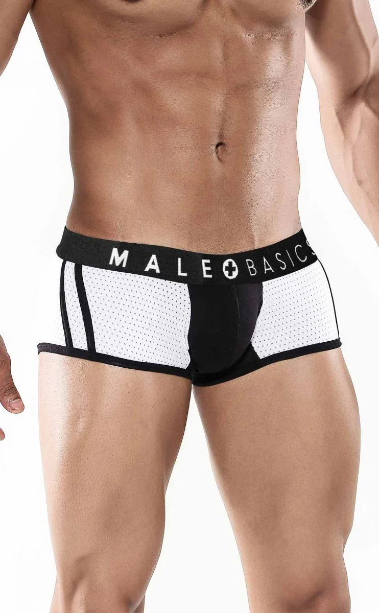 Male Basics Spot Trunk Men's Boxer Briefs with Long Legs