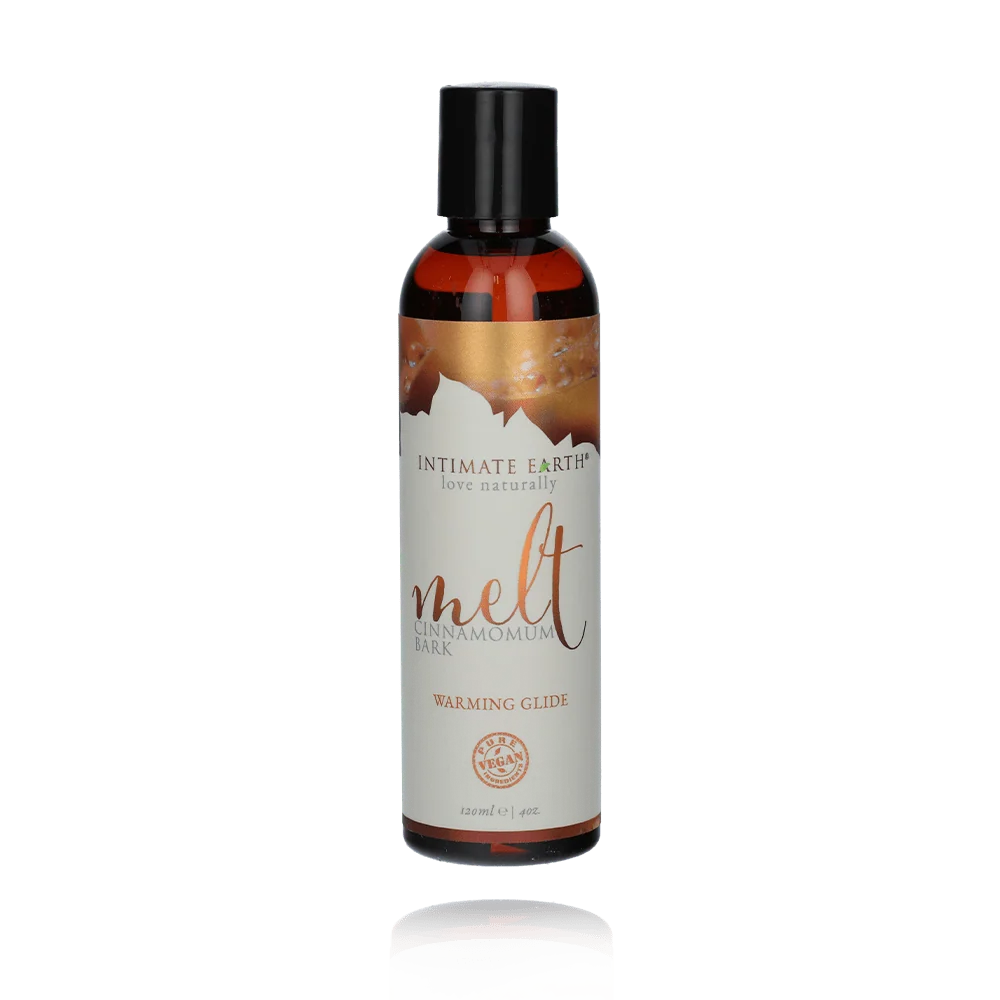 Intimate Earth Melt Warming Glide 4oz Cinnamon Honey Lubricant 4oz