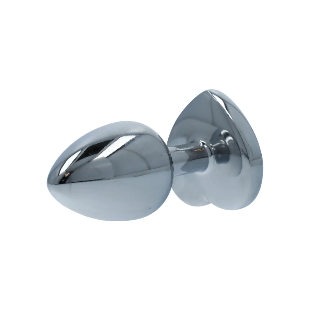 Booty Sparks Heart Gem Anal Plug in Lightweight Aluminum