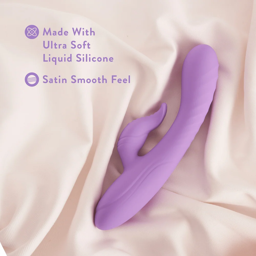 Blush Evelyn Purple Rabbit Vibrator with 10 Vibration Modes