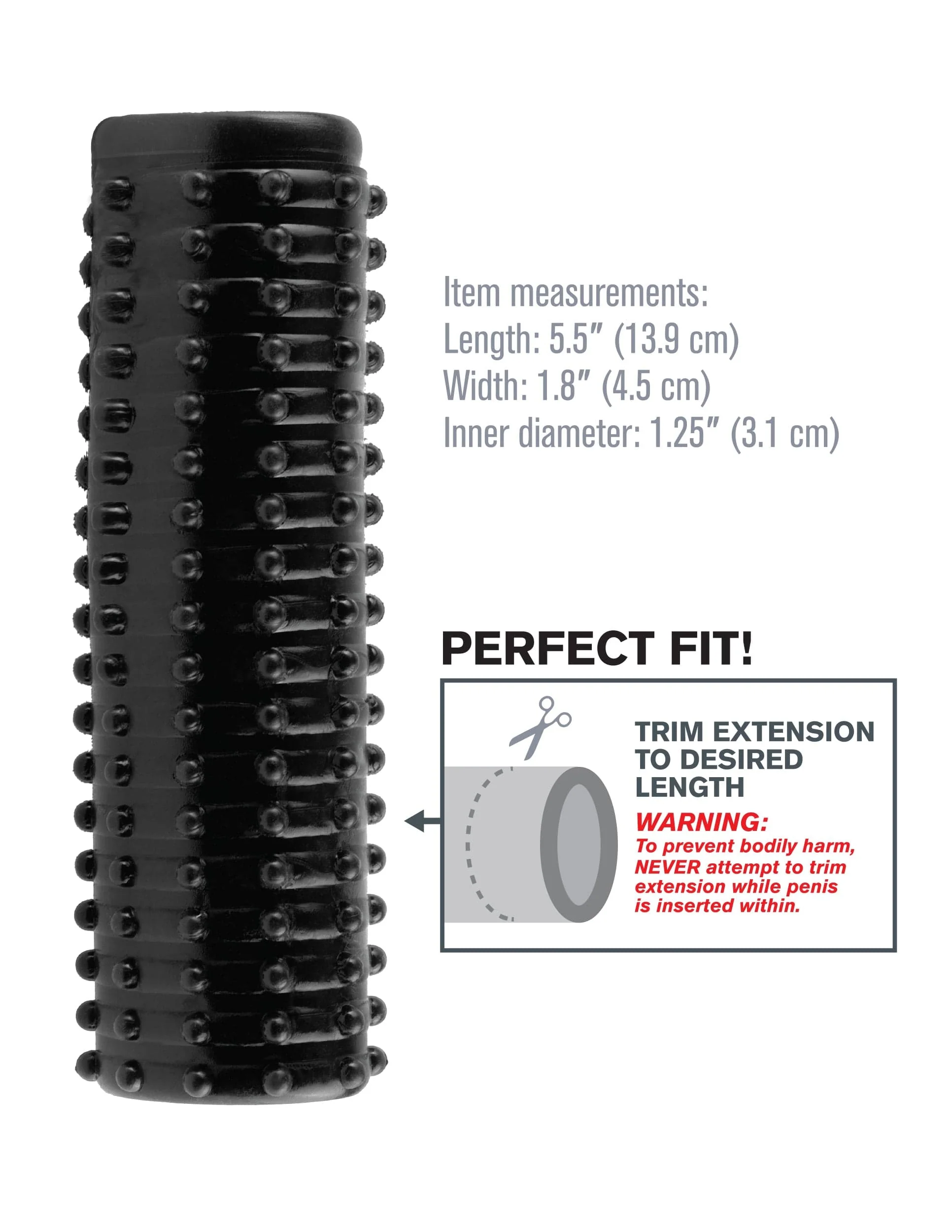 Fantasy X-Tensions Magic Pleasure Sleeve 5.5 Inch Girth Enhancer