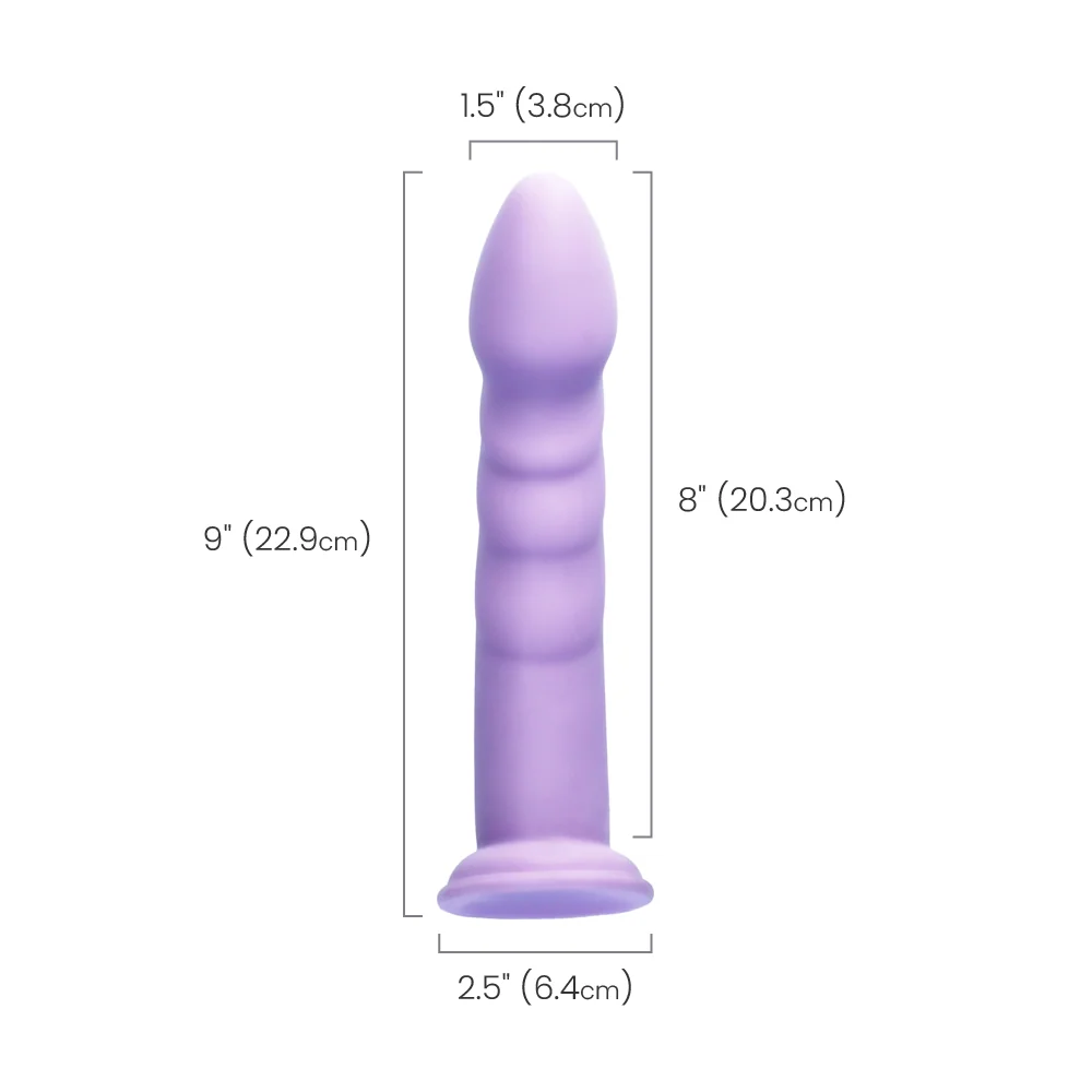 Dillio Platinum Super Eight Platinum-Cured Silicone Dildo