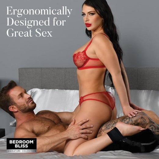 Bedroom Bliss Small Bondage Cushion with Cuffs and Restraint Clips