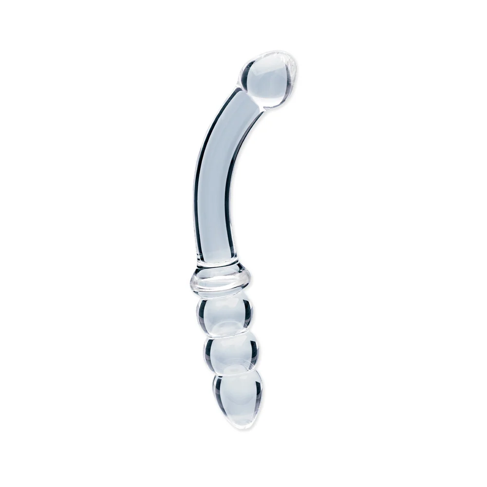 Clarity Celestial Zenith 6.5-Inch Double-Ended Curved Glass Dildo