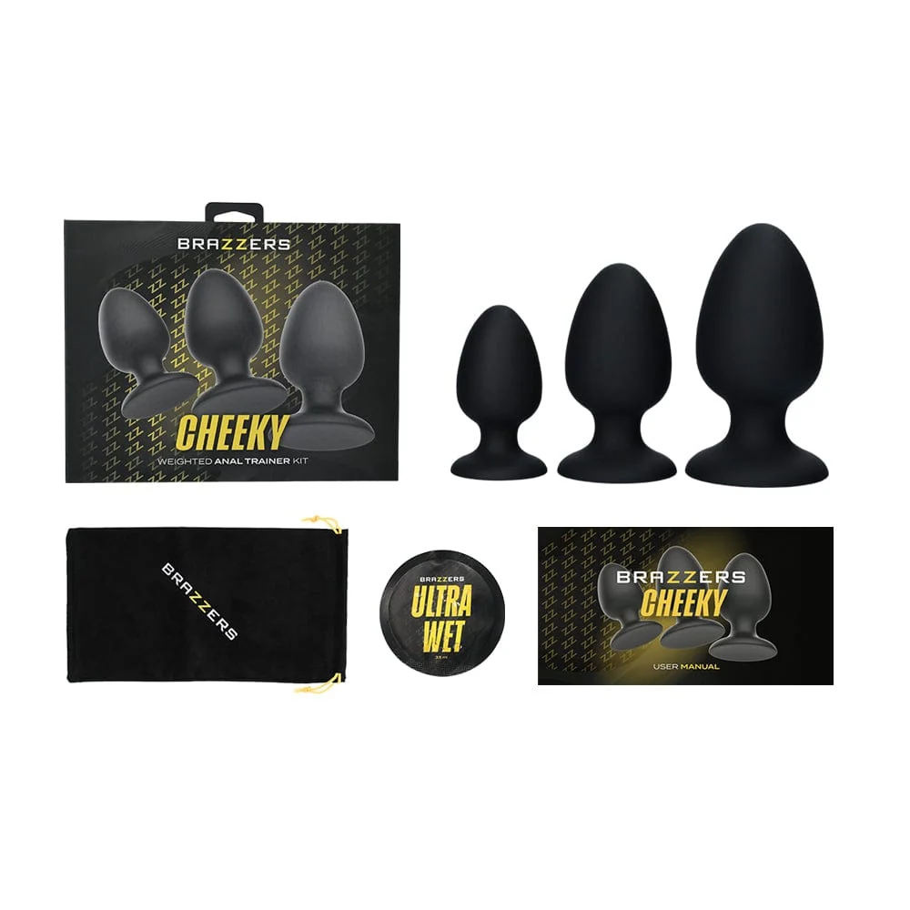 Brazzers Cheeky 加重型肛门训练套装（三种渐进尺寸）