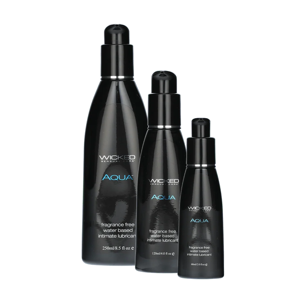 Wicked Sensual Aqua Water-Based Lubricant with Aloe and Vitamin E