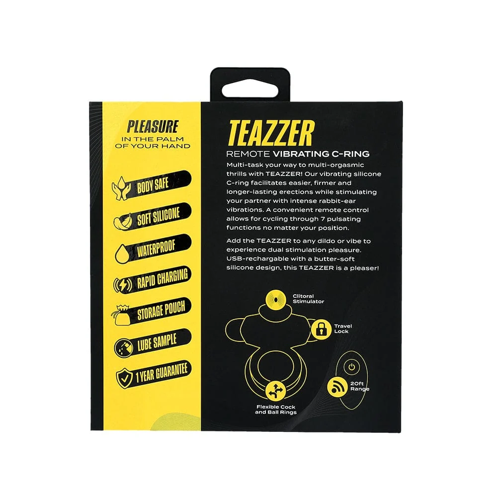 Brazzers Teazzer Remote Control Vibrating Cock Ring