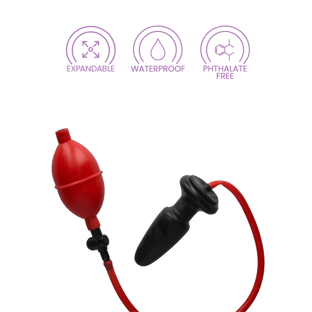 COLT Expandable Inflatable Butt Plug with Pump Bulb
