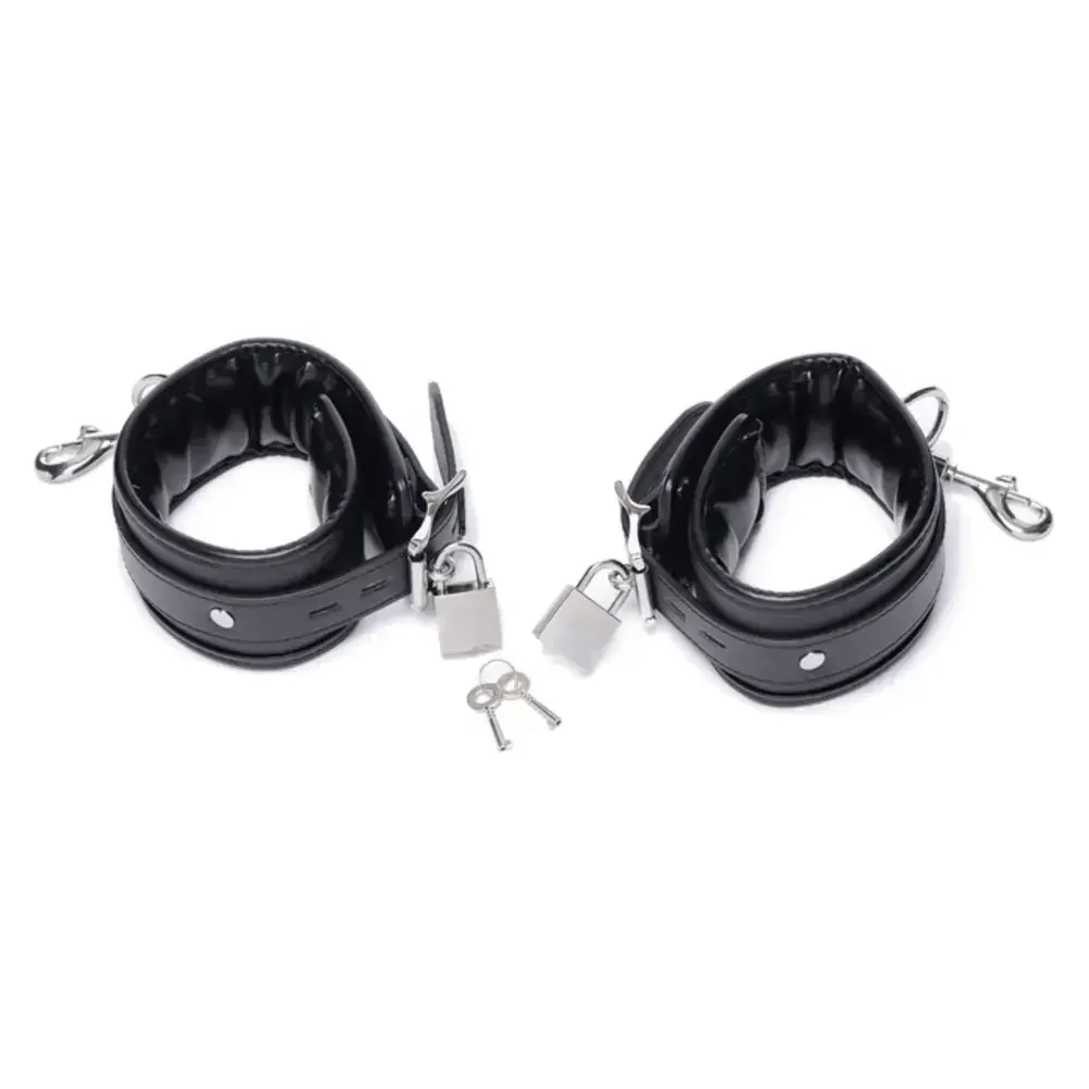 Master Series Squat Anal Impaler with Adjustable Spreader Bar and Ankle Cuffs
