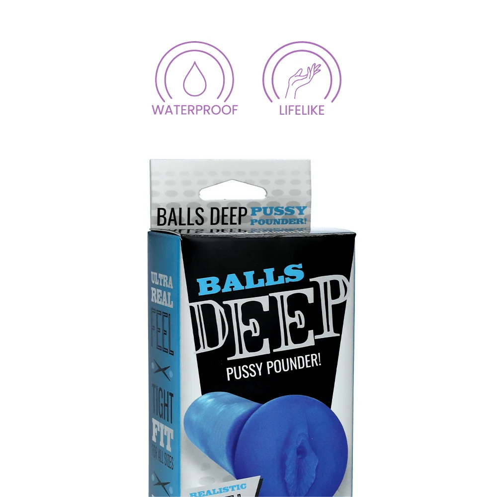Balls Deep Pussy Pounder Reusable Vagina Masturbator Stroker