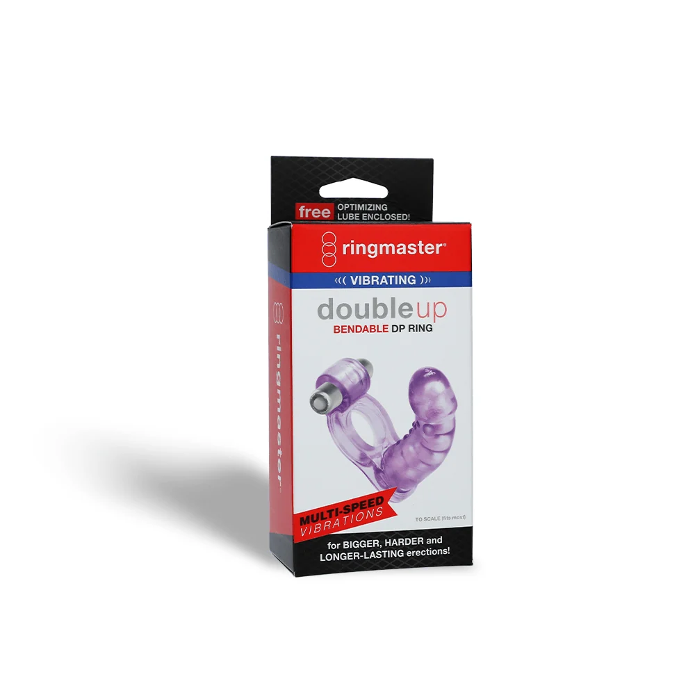 RingMaster Vibrating Double Up Bendable DP Ring