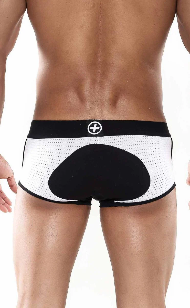 Male Basics Spot Trunk Men's Boxer Briefs with Long Legs