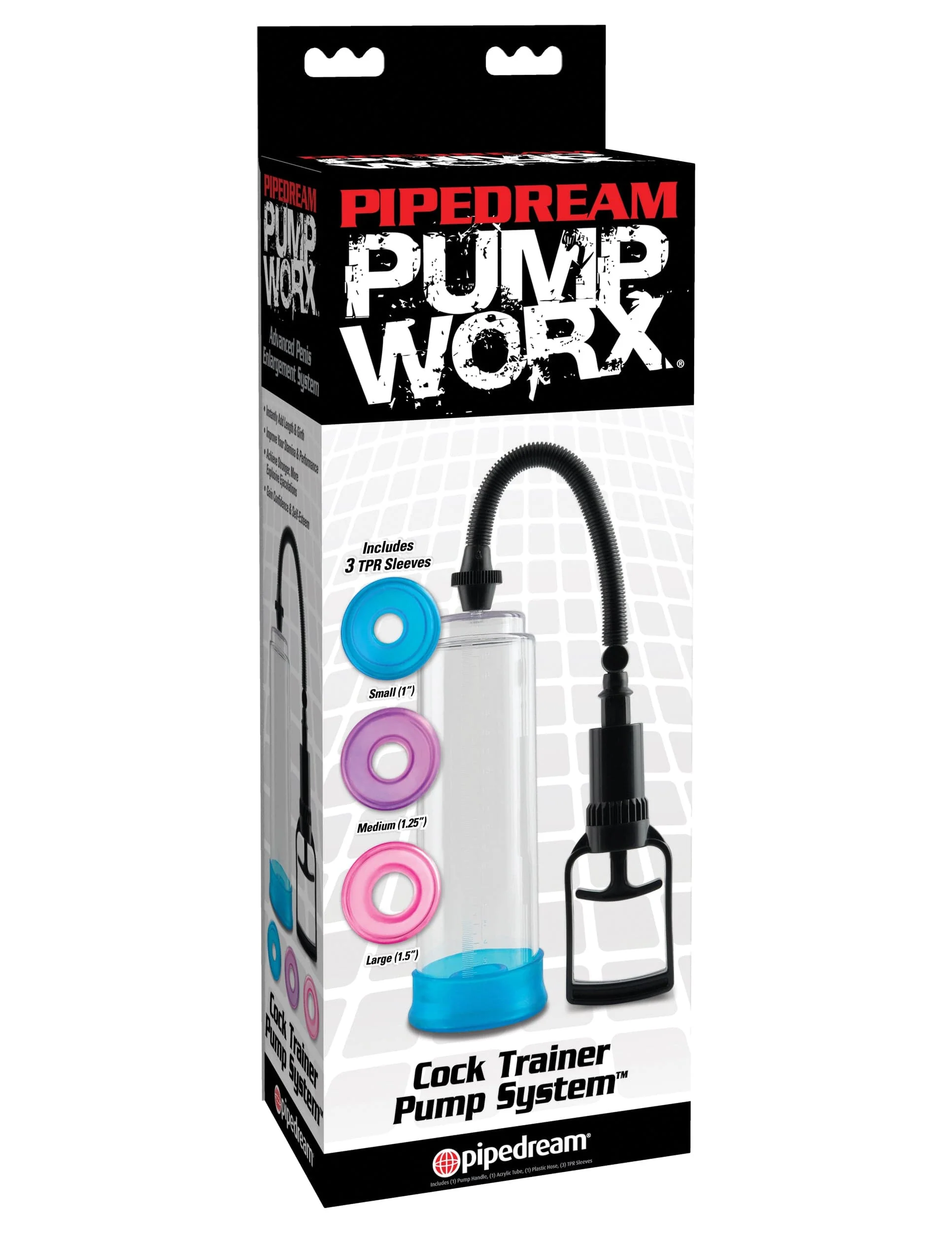 Pump Worx Cock Trainer Pump System with Graduated Donuts