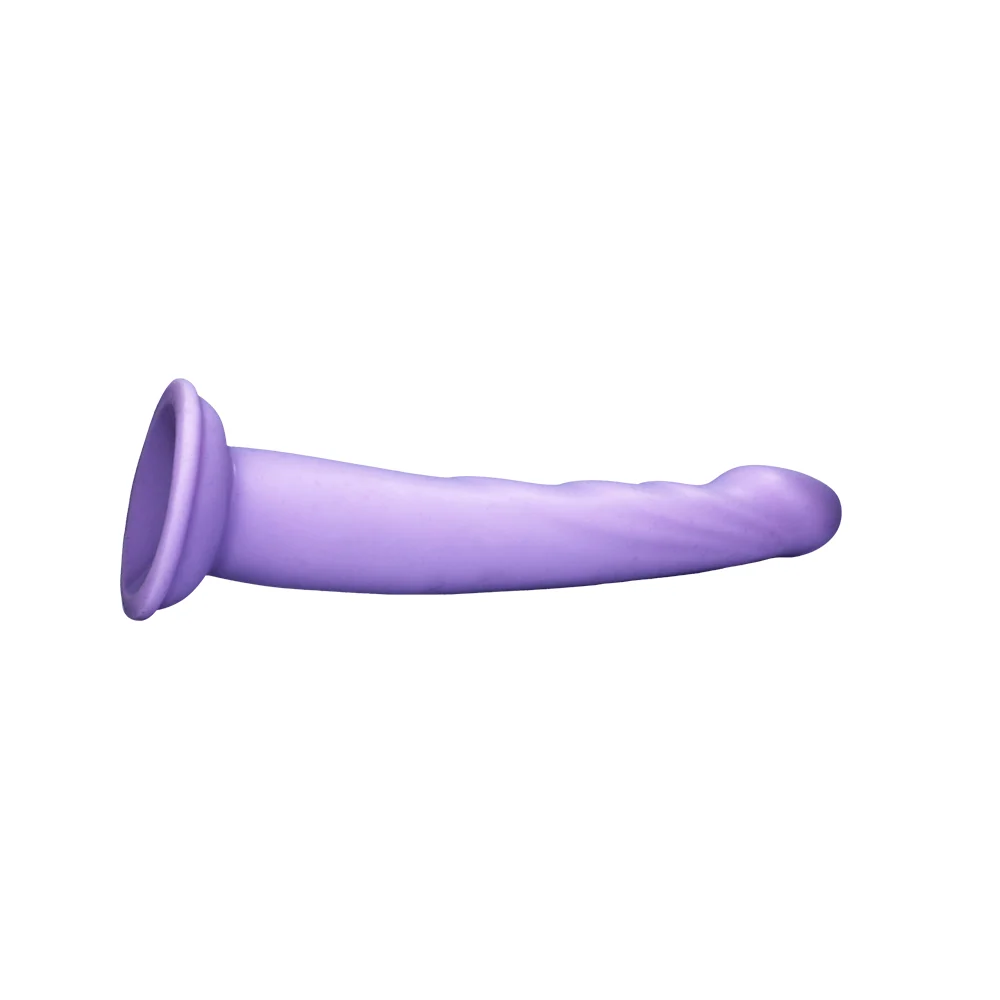 Dillio Platinum Slim Seven Silicone Dildo with Suction Cup