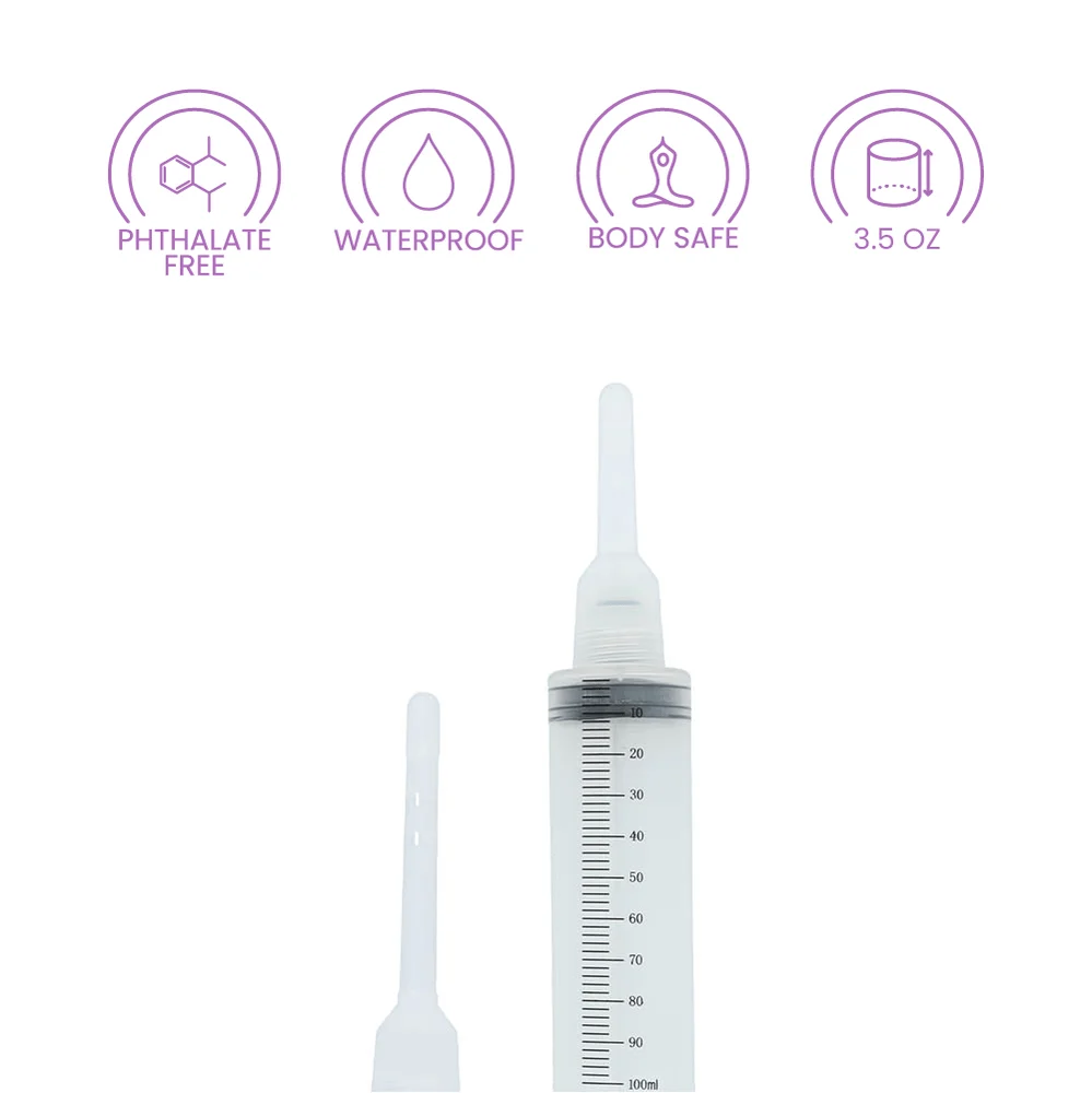 Universal Tube™ Cleanser Anal Douche with Two Attachments