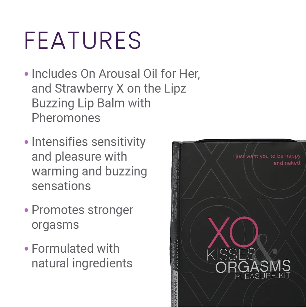 Sensuva XO Kisses and Orgasms Pleasure Kit in Black Tin