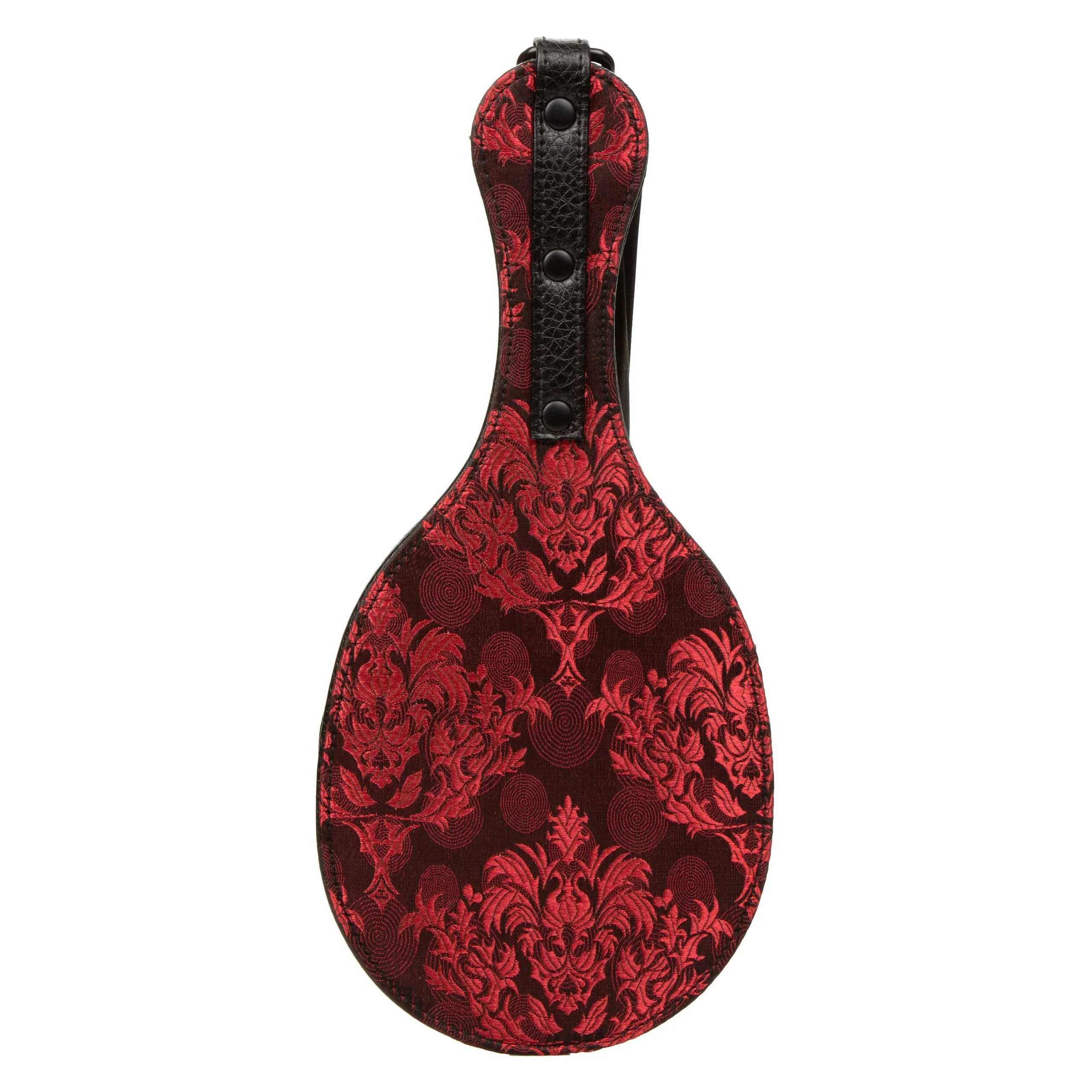 Scandal Round Double Paddle with Leatherette Interior and Brocade Exterior